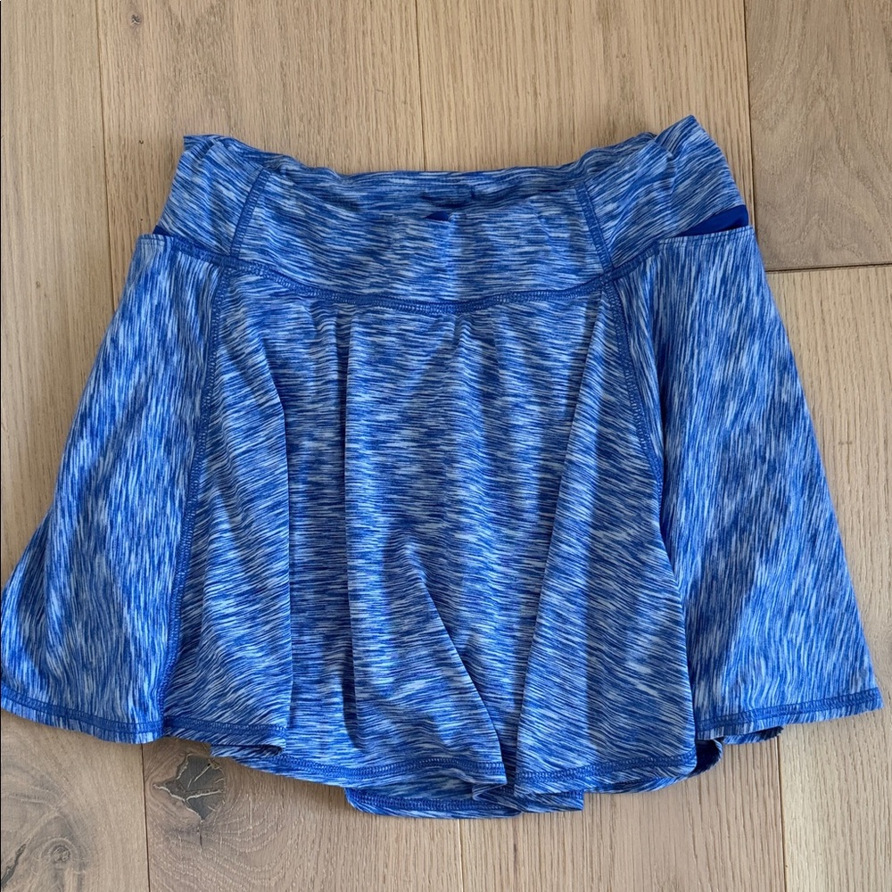 All in Motion Heathered Blue Skort